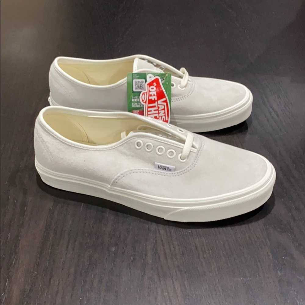 Vans Authentic Pig Suede Marshmallow/True White